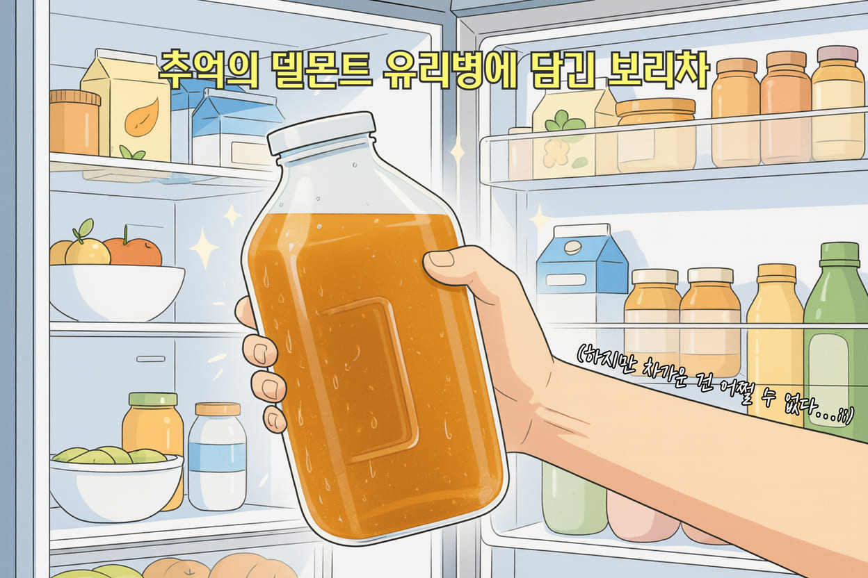 델몬트 유리병에 담긴 시원한 보리차 기억하시는가? 냉장고에서 갓 꺼낸 차가운 보리차를 벌컥벌컥 들이켜는 것은 시원했지만 실은 건강에는 쥐약이다. 건강해지고 싶다면 찬물은 멀리할수록 좋다.