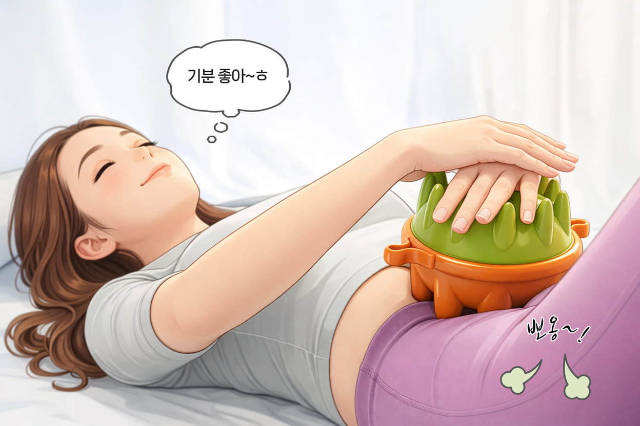 아직 배가 비교적 덜 굳은 담적 전 단계라면 배마사지로 좀 더 빠르게 풀려나가요. 해보시면 알아요. 배가 편해지면서 방귀와 트름이 팡팡 터져나가요. 이건 좋은 거니깐 맘껏 배출하세요.