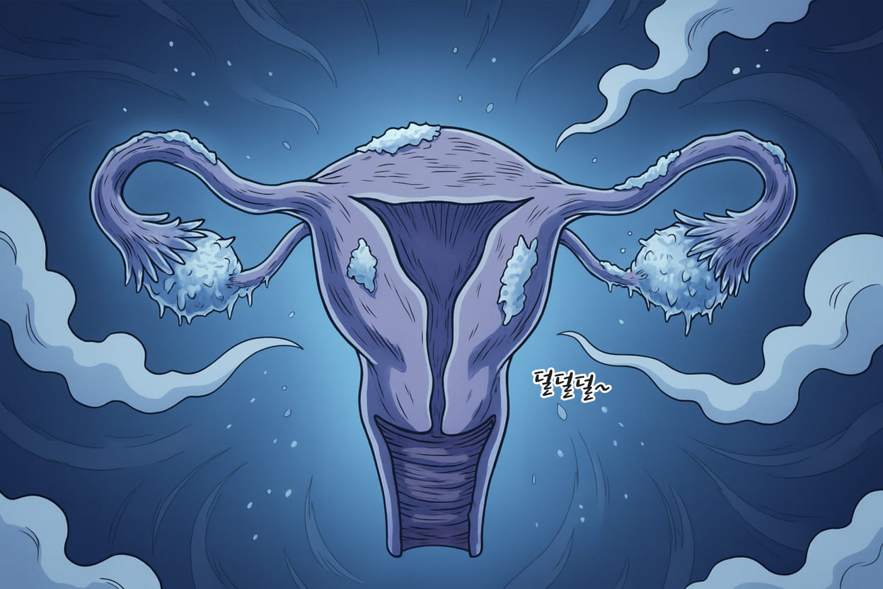 자궁이 차가우면 생리통은 무조건 있을 수 밖에 없다. 생리통의 근본 원인.