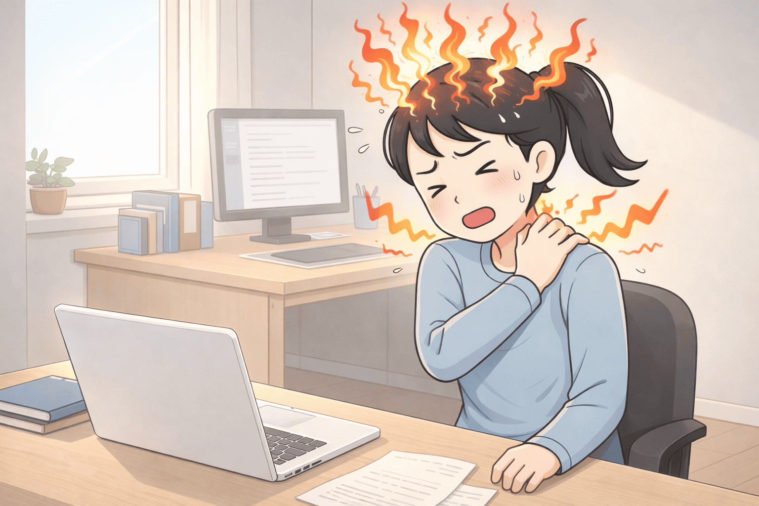 탈모가 있는 분들은 거의 백이면 백 두피가 뜨겁고 수승화강이 안되며 목과 승모근도 뭉쳐있다.