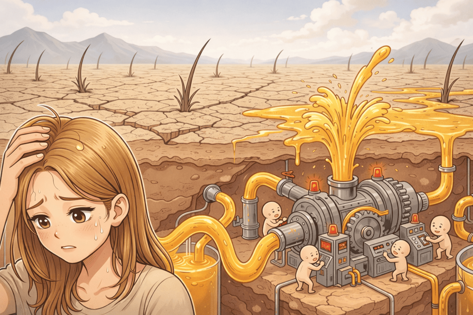 지루성 두피염의 원인은 말라세지아 진균이 아니다. 두피가 약해지고 사막화된 것이 가장 큰 원인.